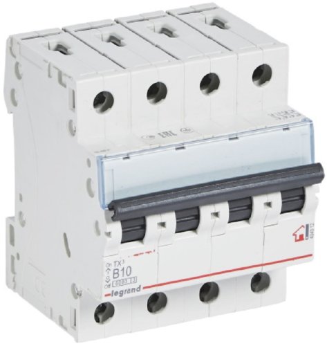 Выключатель автоматический Legrand TX3 6000 4п 10А B 6кА фото Выключатель автоматический Legrand TX3 6000 4п 10А B 6кА картинка